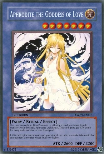 Aphrodite the Goddess of Love | YuGiOh Fan Characters Wiki | Fandom