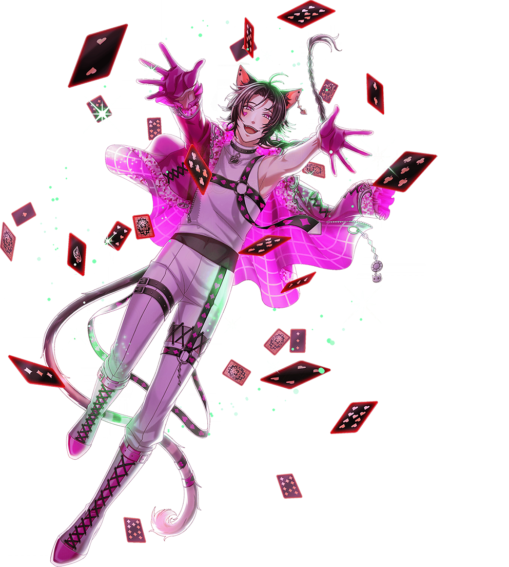 【ピンクの猫】 ゼクロム/バシャーモ 【英語版】 Cheshire Cat (Gambling Night) | Yume 100 English Wiki | Fandom