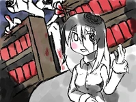 #84 - "Not & Marginal", by あまた　ゆきえ - After reading the fifth book on the first bookcase to the left and the first book on the bookcase to the right in the Library or after obtaining the Marginal effect