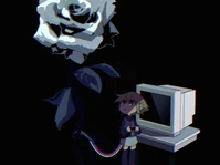 #272 - "Electronic Rose", by -Drifter - Interact with any of the computers in Neon Caves
