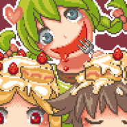 Urotsuki with the Cake Effect as seen in Kura Puzzle #39