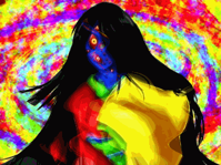 #388 - "Rainbow insanity", by sodaodaoda - View Channel 15 in the TV Room for the first time