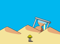 #45 - "Hourglass Desert", by ヤミキノ - When you enter the Hourglass Desert for the first time