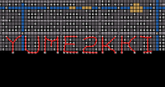 As mentioned in the features section, 'YUME2KKI' text as viewed in RPG Maker 2000. The bottom row of events residing in the void are transparent and not visible during gameplay.