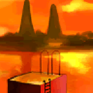#1- After visiting Urotsuki's Dream Scene in Flying Fish World.