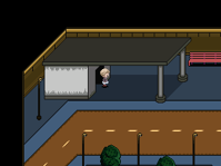 The other side of the passage to the Highway