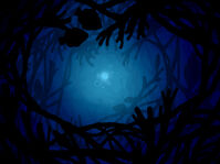 #170 - "Air Bubbles", by えいり - After activating the Drowning event in the Depths