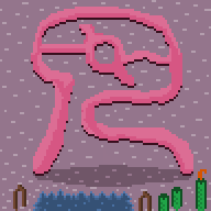 #52 - 退水の先に - When you approach the pink structure in the Polluted Swamp