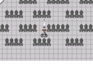 The only nurse fakes a smile so bad you can see right through it.