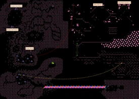 Map of the Clawtree Forest and Prismatic Tent