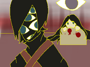 Megusuri Uri with Hakoko in the background as seen in Wallpaper #50.