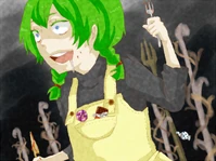 #65 - "Sweets Musume", by aki - After interacting with Sweets Musume while the Cake effect is equipped