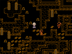 Orange badlands