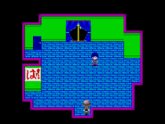 Seishonen's room. The sign on the left varies