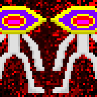 #31 - Eyeball Human - When you encounter the Eyeball People in the Spelling Room.