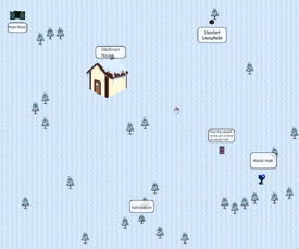 Map of the Christmas World.