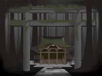 #137 - "Shrine", by getabaki - When you enter the Shinto Shrine for the first time