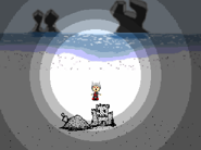 Ookami howling as seen from The Monsters Jaw