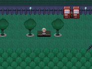 Vending machines before blocked entrance