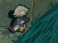 #488 - "Underground Resting", by Sniperbob - Enter the Underground Lake for the first time
