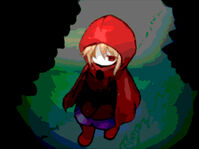 #171 - "Into the Deep", by ネコノハヤシロ - After dropping the person on the other end of the rope down the well in the Fairy Tale Woods while using the Red Riding Hood effect