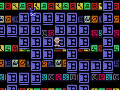 Rainbow tiles maze