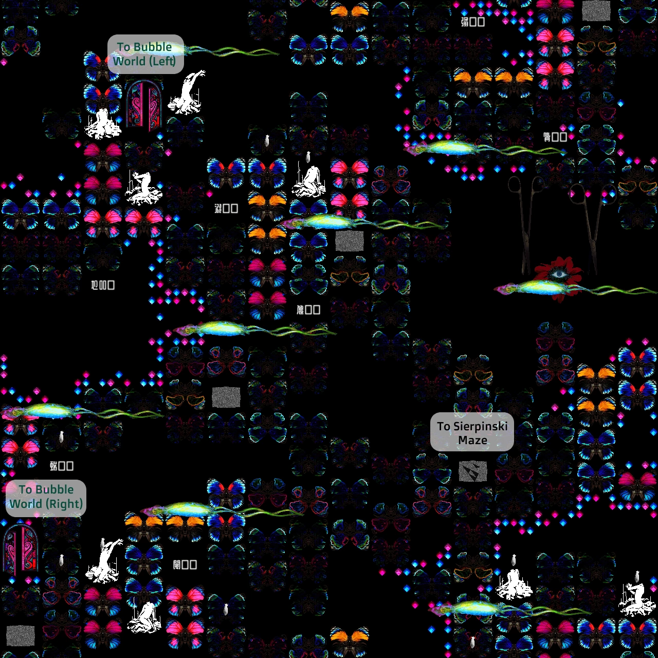 Glitched Butterfly Sector | Yume 2kki Wiki | Fandom