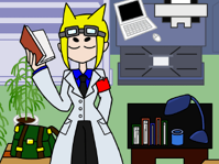 #320 - "Laboratory Director", by 空澄コルネ - Meet the Laboratory's head scientist