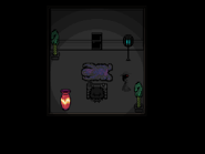 Sprite and an insane Shadow Lady as seen from The Monsters Jaw