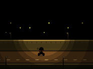 Urotsuki's Shadow asleep as seen from The Monsters Jaw