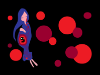 #23 - "Childbirth", by 白くま - After encountering Mother in Urotsuki's Dream Apartments