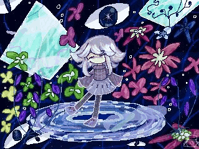 #449 - "水中植物", by princess crab - Enter the Floral Vortex of Flooded Dungeon for the first time