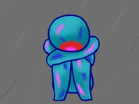 #62 - "Mars", by アルツ - After interacting with the Blue Crying Man during the Zalgo event in Magnet Room