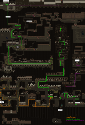 Deserted town map