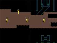 Walking amongst the pudding, as the pudding.