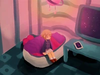 #290 - "Good Night", by Kiko Eleanor - Enter the dimly-lit bedroom in the Spaceship for the first time
