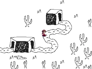 The tunnel that leads back to the White Desert A.