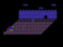 The castle-like room