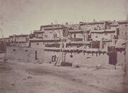 640px-Timothy H O'Sullivan - Section of South Side of Zuni Pueblo - GEH 197900140050