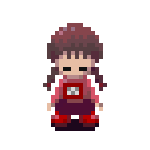 Madotsuki Cheek Pinch.gif