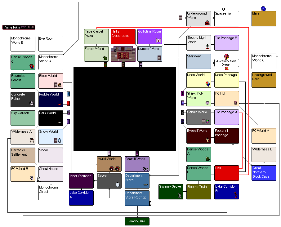yume☆ページ Yume Nikki Hazard (ゆめにっきハザード)/guide | Yume Nikki Fangames