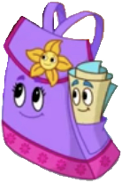 Dora backpack with map sales