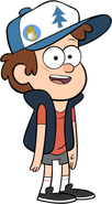 Dipper Pines (with the new hero logo)