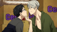 Victor talk to Yuri