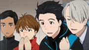 Ep 6 Phichit GHong Yuuri Viktor