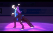 Viktor and Yuuri on the ice 9