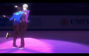 Viktor and Yuuri on the ice 7