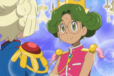 Pure Yuri #1: Cynthia/Shirona (Pokemon) gets a flower from Dawn