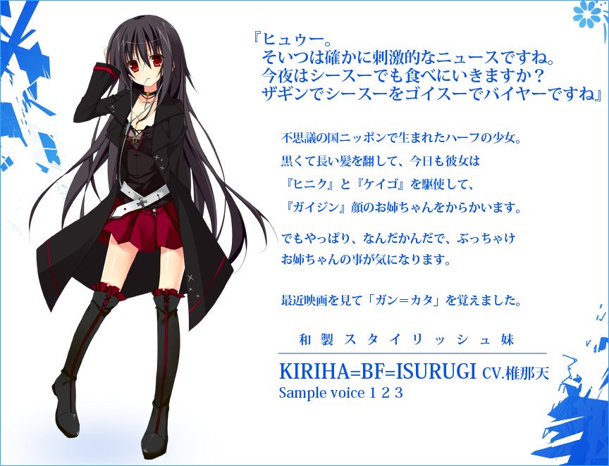 Kiriha Black Feather Isurugi Yuri Wiki Fandom