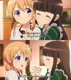 Chiya Ujimatsu, Yuri Wiki